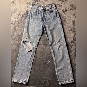 Agolde 90s Pinch Waist High Rise Straight Jeans, Sz 27 NWOT